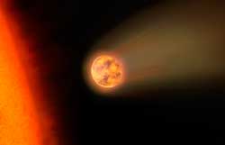 Evaporating Molten Planet